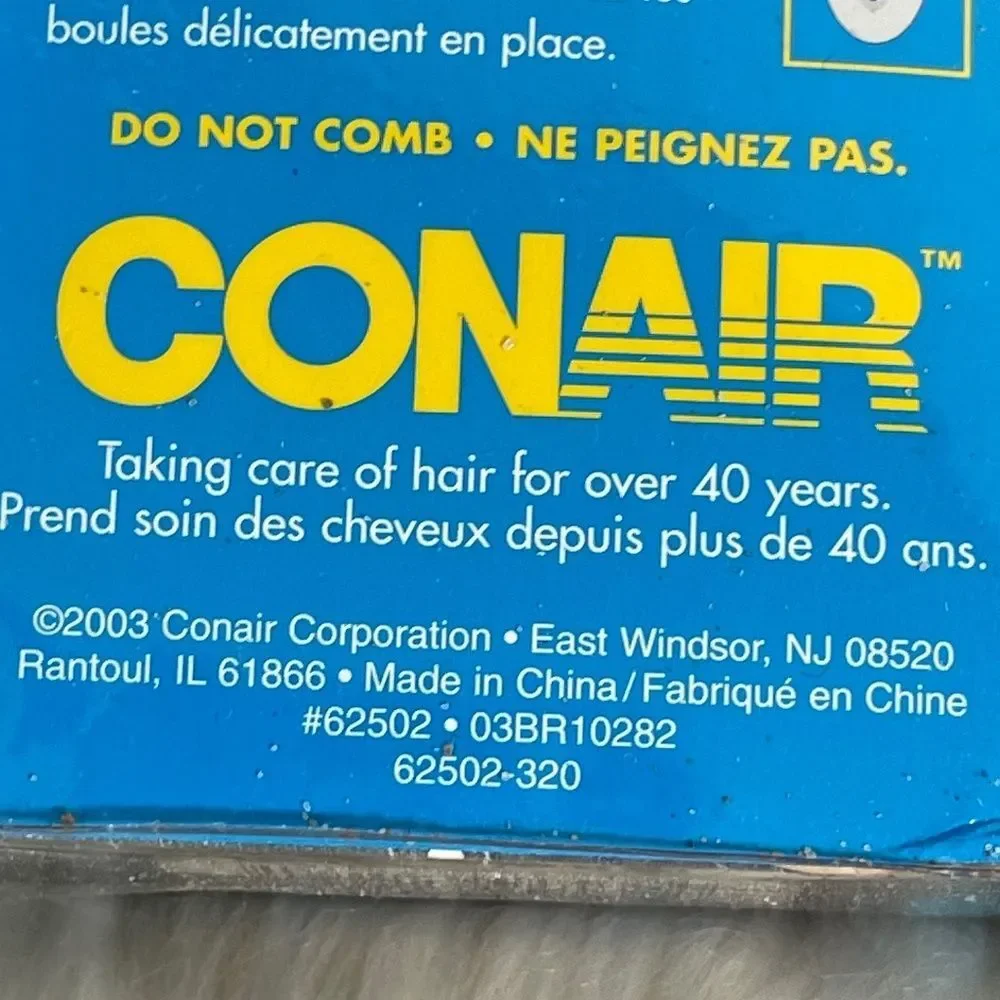Conair Spiral Curlers 10‎ Pack-Lot of 3